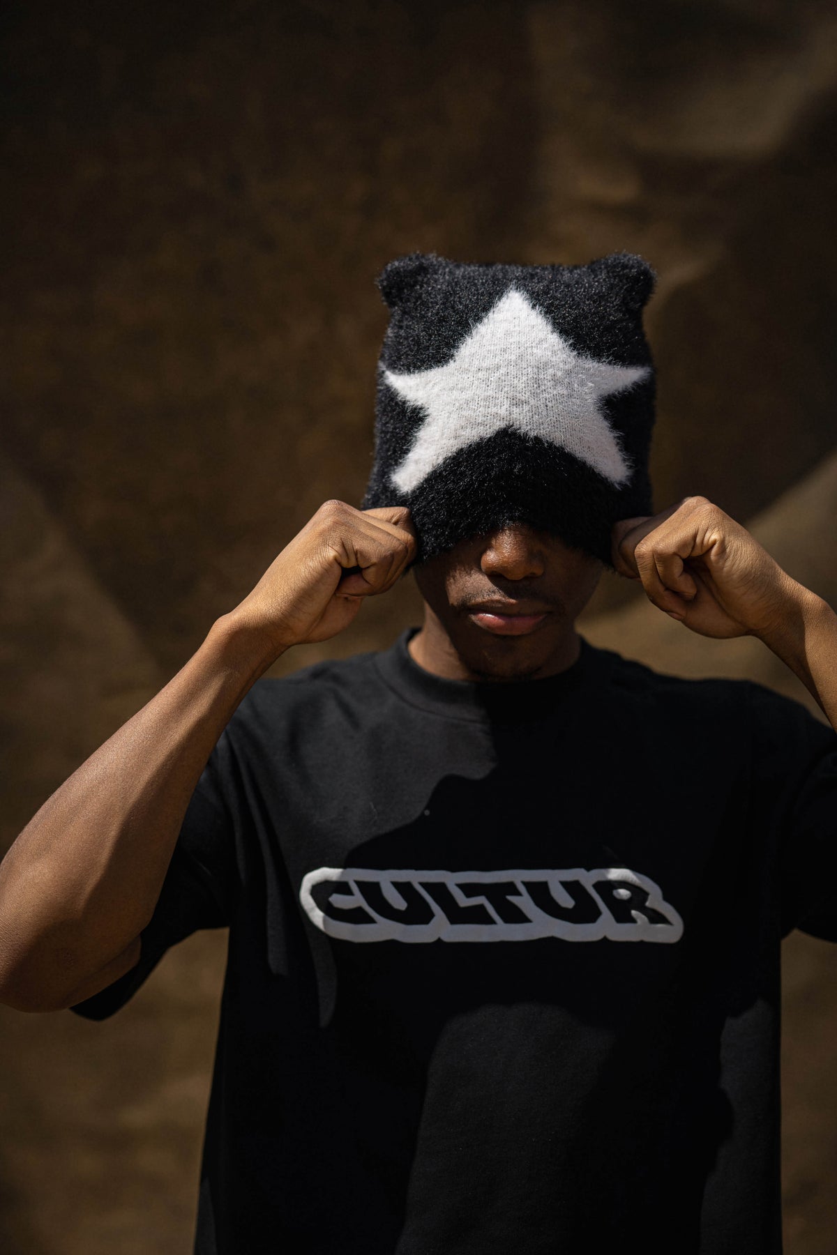 CULTUR FAMILY Puff T-Shirt — Black / Green