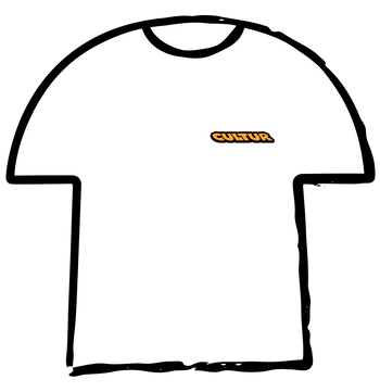 CULTUR Barber Graphic T-Shirt — White