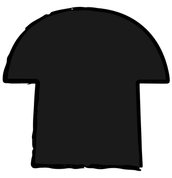 CULTUR Logo Puff T-Shirt — Black / White